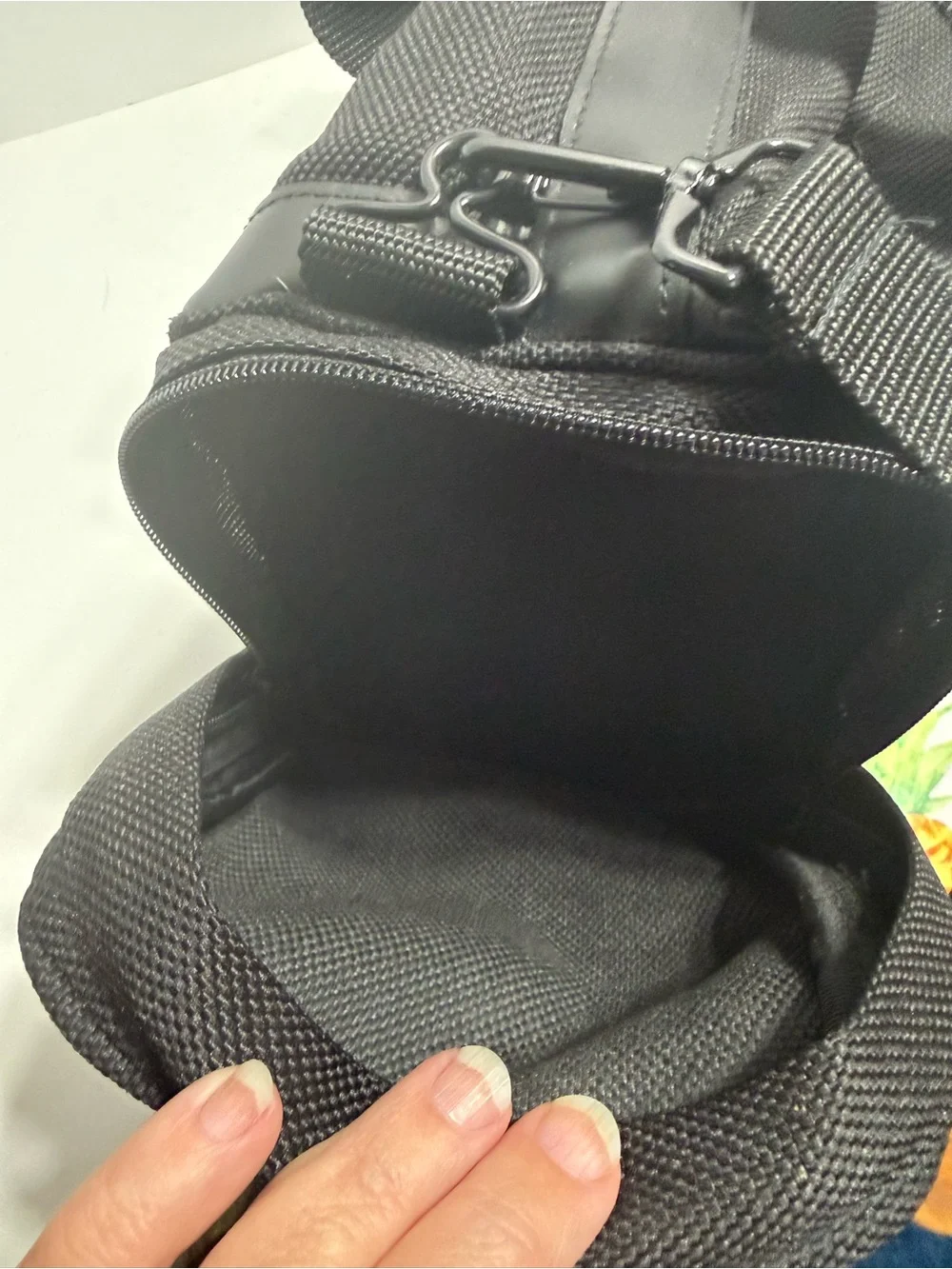 Harley-Davidson Black Travel Duffel With Mesh Pocket, Handles & Shoulder Strap